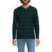 Men's Long Sleeve Textured Herringbone Henley, Front