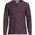 Men's Tall Long Sleeve Textured Herringbone Henley, Front