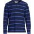 Men's Tall Long Sleeve Textured Herringbone Henley, Front