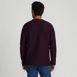 Men's Long Sleeve Textured Herringbone Henley, Back