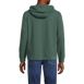 Men's Long Sleeve Waffle Quarter Zip Hoodie, Back