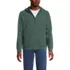 Men's Long Sleeve Waffle Quarter Zip Hoodie, Front