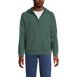 Men's Long Sleeve Waffle Quarter Zip Hoodie, Front