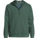 Men's Long Sleeve Waffle Quarter Zip Hoodie, Front