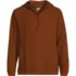 Men's Long Sleeve Waffle Quarter Zip Hoodie, Front