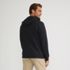Men's Long Sleeve Waffle Quarter Zip Hoodie, Back