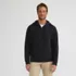 Men's Long Sleeve Waffle Quarter Zip Hoodie, Front