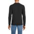 Men's Long Sleeve Rib Henley, Back