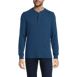 Men's Long Sleeve Rib Henley, Front