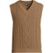 Men's Cable Sweater Vest, Front