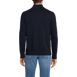 Men's Long Sleeve Fine Gauge Cotton Quarter Zip Sweater, Back