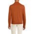 Men's Long Sleeve Fine Gauge Cotton Quarter Zip Sweater, Back