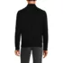 Men's Long Sleeve Fine Gauge Cotton Quarter Zip Sweater, Back