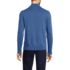 Men's Long Sleeve Fine Gauge Cotton Quarter Zip Sweater, Back