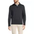 Men's Long Sleeve Fine Gauge Cotton Quarter Zip Sweater, Front