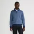 Men's Long Sleeve Fine Gauge Cotton Quarter Zip Sweater, Front