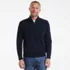 Men's Tall Long Sleeve Fine Gauge Cotton Quarter Zip Sweater, Front