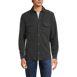 Men's Long Sleeve Terry Textured Shirt Jacket, Front