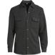 Men's Long Sleeve Terry Textured Shirt Jacket, Front