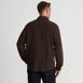 Men's Long Sleeve Terry Textured Shirt Jacket, Back