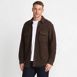 Men's Long Sleeve Terry Textured Shirt Jacket, Front