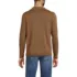Men's Long Sleeve Cotton Sweater Polo, Back
