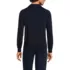 Men's Long Sleeve Cotton Sweater Polo, Back