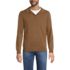 Men's Long Sleeve Cotton Sweater Polo, Front