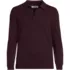 Men's Long Sleeve Cotton Sweater Polo, Front
