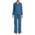 Women's Shadow Stripe 2 Piece Pajama Set - Top and Pants, Front