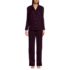 Women's Shadow Stripe 2 Piece Pajama Set - Top and Pants, Front