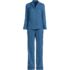 Women's Shadow Stripe 2 Piece Pajama Set - Top and Pants, Front