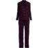 Women's Shadow Stripe 2 Piece Pajama Set - Top and Pants, Front