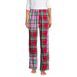 Women's Flannel Patchwork Pajama Pants, Front