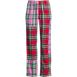 Women's Flannel Patchwork Pajama Pants, Front