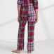 Women's Flannel Patchwork Pajama Pants, Back