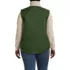 Women's Plus Size Quilted Sweater Hybrid Barn Jacket, Back