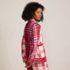 Women's Long Sleeve Flannel Patchwork Pajama Top, Back