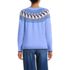 Women's Drifter Jacquard Raglan Crew Neck Sweater, Back