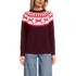 Women's Drifter Jacquard Raglan Crew Neck Sweater, Front