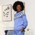 Women's Drifter Jacquard Raglan Crew Neck Sweater, alternative image