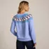 Women's Drifter Jacquard Raglan Crew Neck Sweater, Back