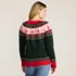 Women's Drifter Jacquard Raglan Crew Neck Sweater, Back
