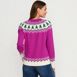 Women's Drifter Jacquard Raglan Crew Neck Sweater, Back