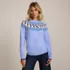 Women's Drifter Jacquard Raglan Crew Neck Sweater, Front