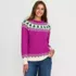 Women's Drifter Jacquard Raglan Crew Neck Sweater, Front