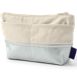 Metallic Zipper Canvas Pouch, Back