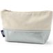 Metallic Zipper Canvas Pouch, Front