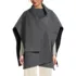 Women's Reversible Cape with Scarf Neck, Front