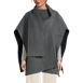 Women's Reversible Cape with Scarf Neck, Front